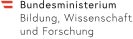 Logo Bundesministerium für Bildung, Wissenschaft und Forschung
